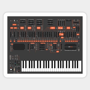 ARP 2600 - Orange/Grey - With Keyboard Sticker